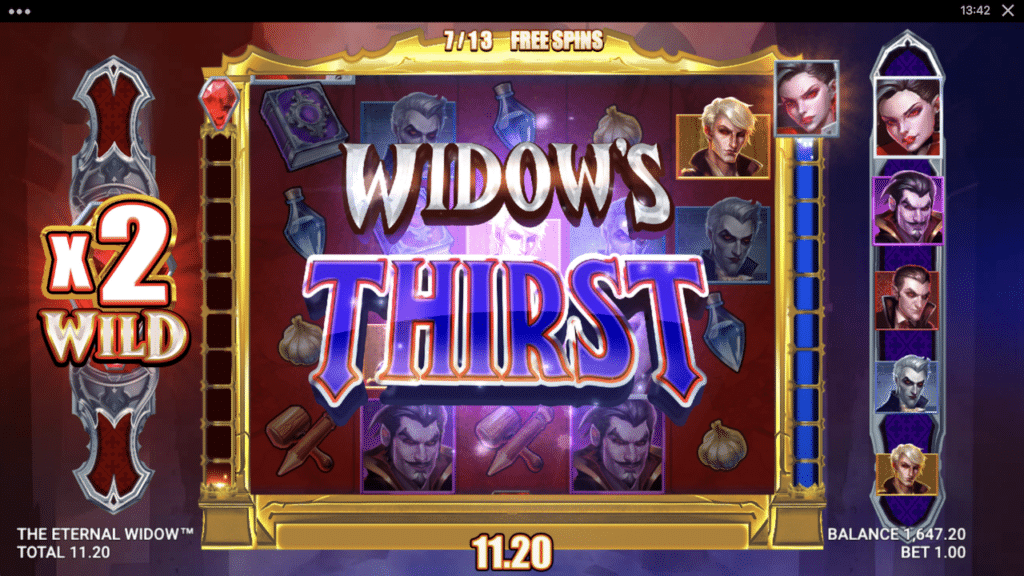 TheEternalWidow FreeSpins WidowsThrist SymbolsUpgrade