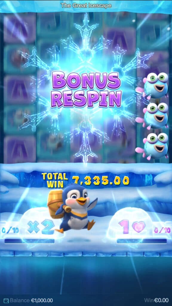 TheGreatIcescape BonusRespinFeature