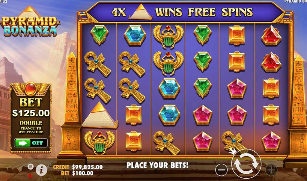 pyramid bonanza slot game