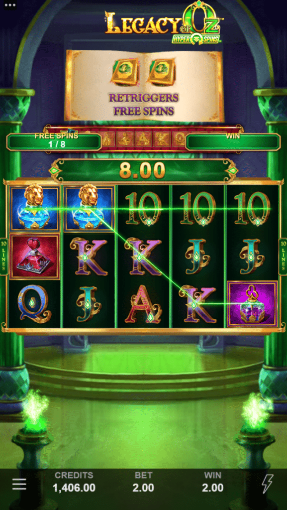 smg legacyofoz Portrait FreeSpins Win